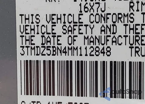 2021 Toyota Tacoma Sr5 V6 из США, поврежденный, VIN 3TMDZ5BN4MM112848